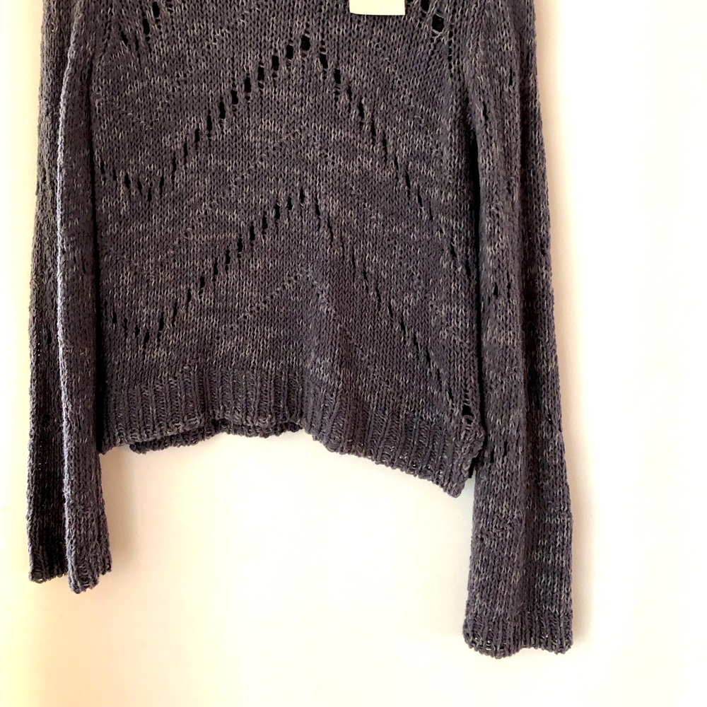 Inhabit Designer Open Knit sweater.